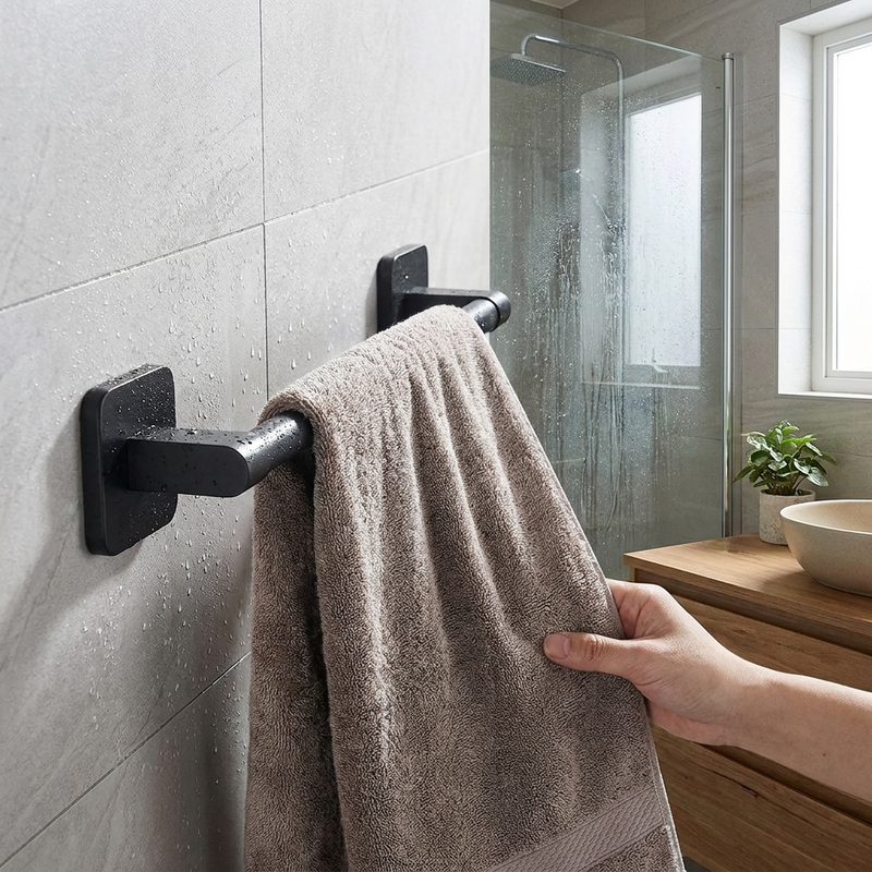 Towel Bar in use