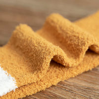 Autumn Winter Coral Velvet Socks Cute Cat Claw Socks for Women Children Girls Middle Tube Thickened Sleep Socks Home Floor Socks