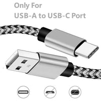 USB Type C Cable Date Sync 2.4A Fast 1M 2M 3M Charging Nylon Braided Wire Charger Cable for Samsung Huawei Android Mobile Phone