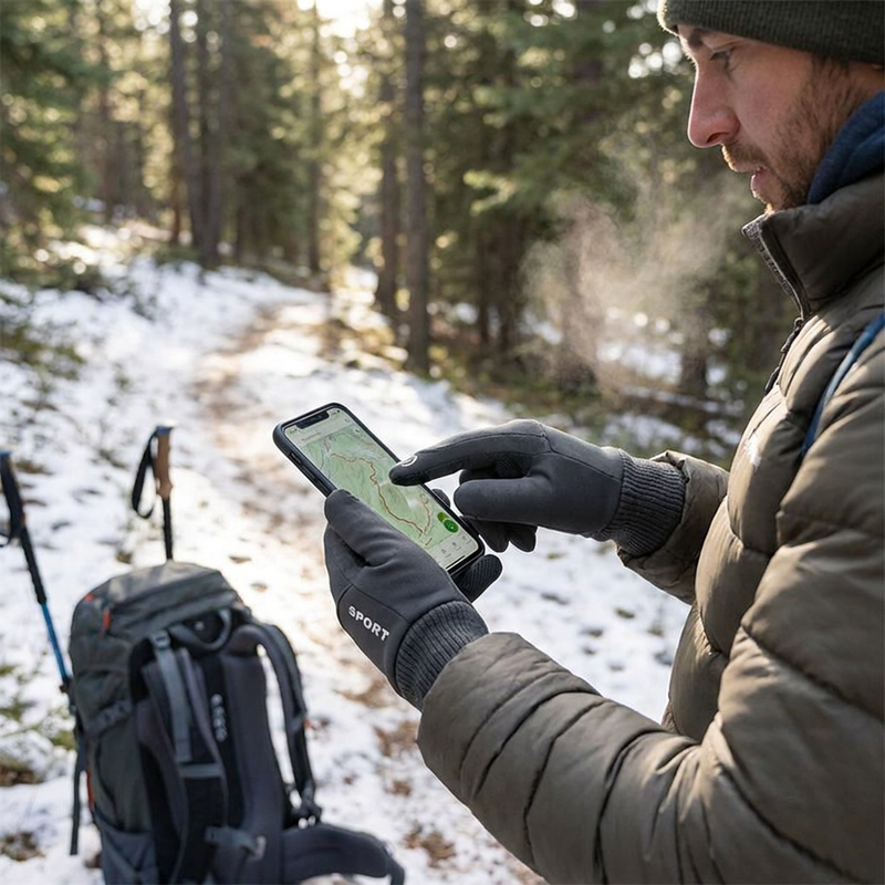 Winter Gloves in use