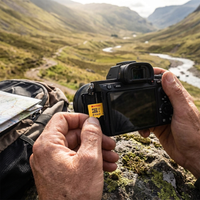 Micro SD Card in use