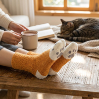 Cat Claw Socks in use