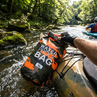 Waterproof Dry Bag in use