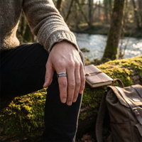 Viking Celtic Ring in use